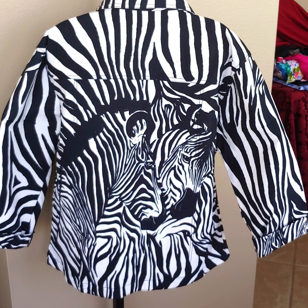 Zebra Print Jacket - image 3
